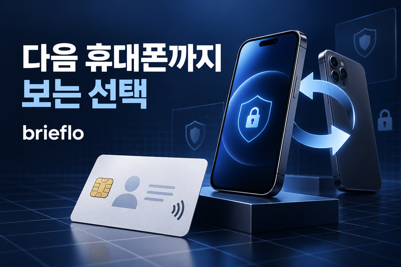 IC 주민등록증과 주민센터 QR 방식의 선택 구조